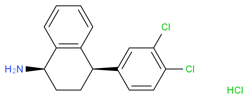(1R,4R)-N-Desmethyl Sertraline Hydrochloride_Molecular_structure_CAS_675126-09-7)