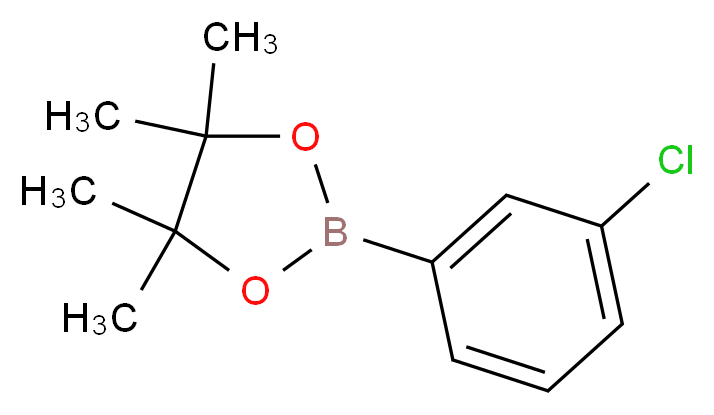 3-CHLOROPHENYLBORONIC ACID, PINACOL ESTER_Molecular_structure_CAS_635305-47-4)