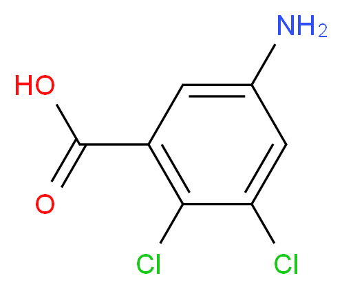 5-amino-2,3-dichlorobenzoic acid_Molecular_structure_CAS_)