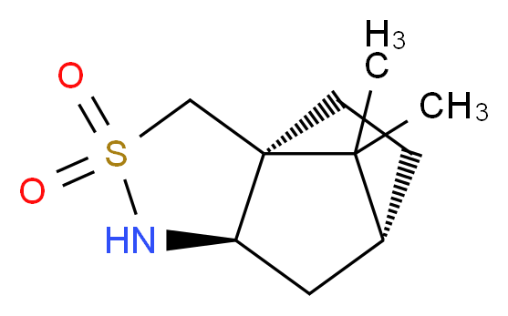 (1S,5R,7R)-10,10-dimethyl-3$l^{6}-thia-4-azatricyclo[5.2.1.0^{1,5}]decane-3,3-dione_Molecular_structure_CAS_)