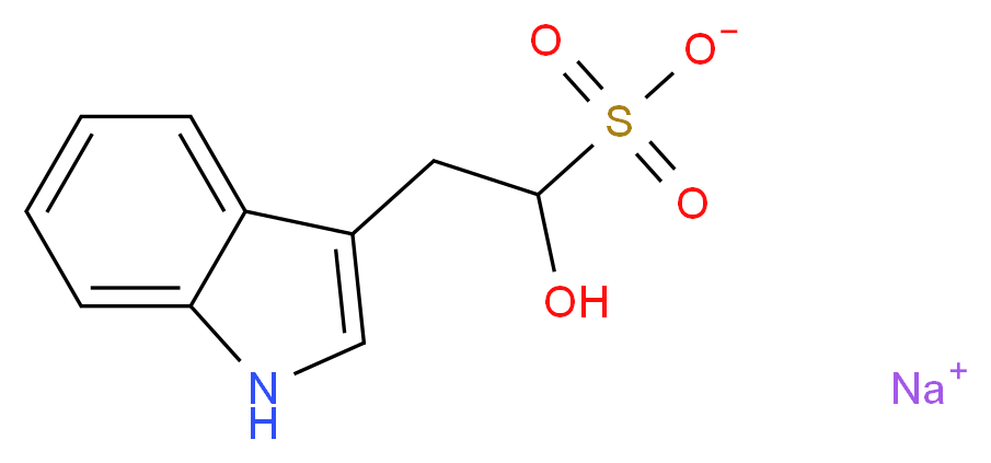 Indole-3-acetaldehyde-sodium bisulfite addition compound_Molecular_structure_CAS_20095-27-6)