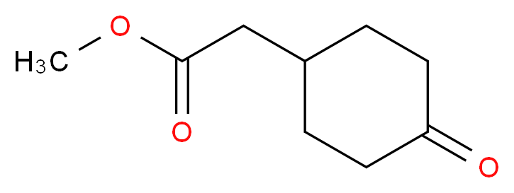 (4-Oxo-cyclohexyl)-acetic acid methyl ester_Molecular_structure_CAS_66405-41-2)