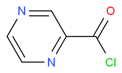 2-Pyrazinecarbonyl chloride_Molecular_structure_CAS_19847-10-0)