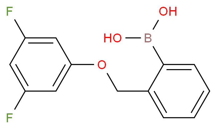 2-[(3′,5′-Difluorophenoxy)methyl]phenylboronic acid_Molecular_structure_CAS_1218790-92-1)