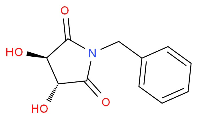 (3R,4R)-1-Benzyl-3,4-dihydroxypyrrolidine-2,5-dione _Molecular_structure_CAS_75172-31-5)