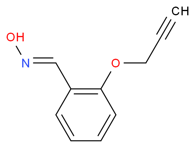 2-(2-Propynyloxy)benzenecarbaldehyde oxime_Molecular_structure_CAS_55241-70-8)