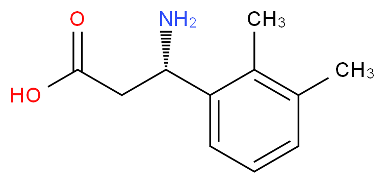 (3S)-3-amino-3-(2,3-dimethylphenyl)propanoic acid_Molecular_structure_CAS_)