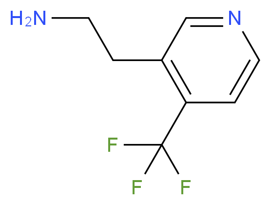 2-(4-TRIFLUOROMETHYL-PYRIDIN-3-YL)-ETHYLAMINE_Molecular_structure_CAS_910386-63-9)