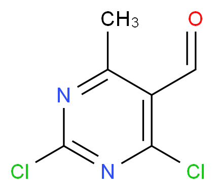 2,4-Dichloro-6-methylpyrimidine-5-carbaldehyde_Molecular_structure_CAS_933686-24-9)