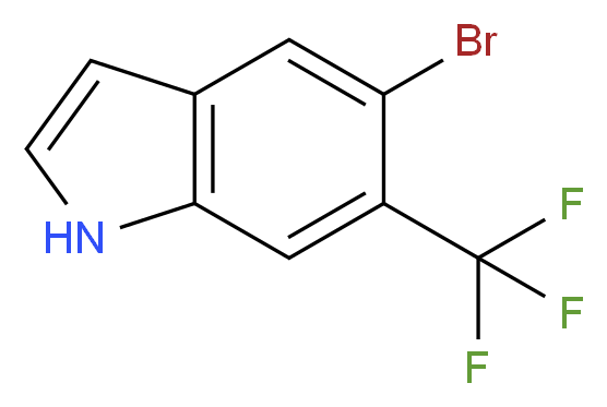 5-Bromo-6-(trifluoromethyl)-1H-indole_Molecular_structure_CAS_)