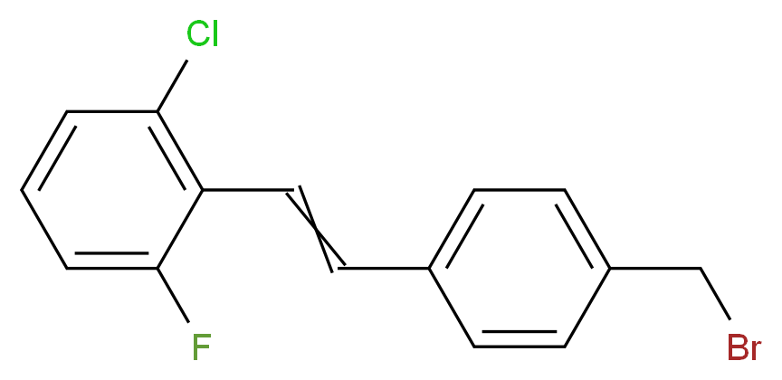 2-[4-(bromomethyl)styryl]-1-chloro-3-fluorobenzene_Molecular_structure_CAS_)