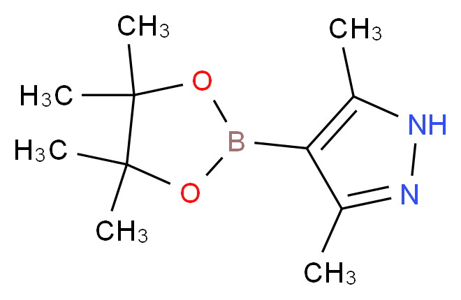 3,5-Dimethyl-1H-pyrazole-4-boronic acid, pinacol ester_Molecular_structure_CAS_857530-80-4)