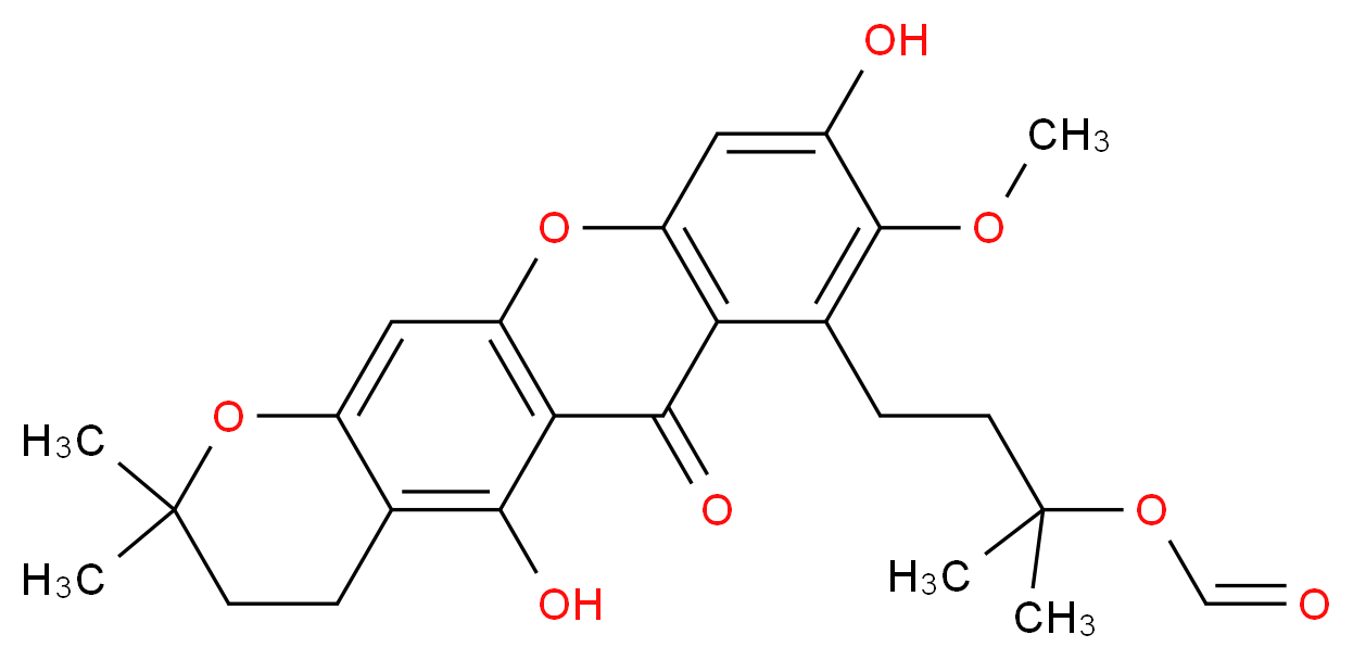 3-Isomangostin hydrate formate_Molecular_structure_CAS_925705-36-8)