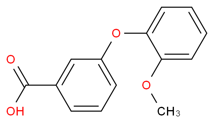 3-(2-Methoxyphenoxy)benzoic acid_Molecular_structure_CAS_)