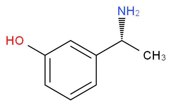 3-[(1R)-1-aminoethyl]phenol_Molecular_structure_CAS_)