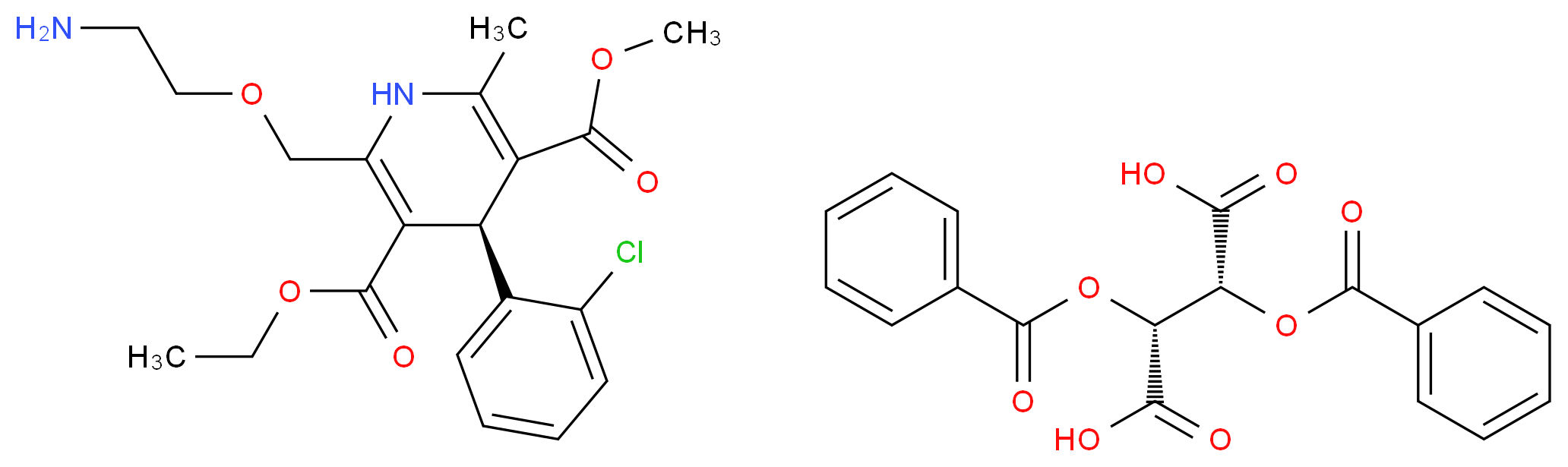 (R)-Amlodipine Hemi-dibenzoyl-L-tartrate_Molecular_structure_CAS_)
