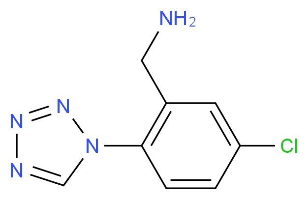 (5-CHLORO-2-(1H-TETRAZOL-1-YL)PHENYL)METHANAMINE_Molecular_structure_CAS_449756-95-0)