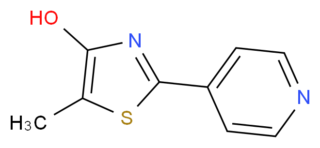 5-Methyl-2-(4-pyridinyl)-1,3-thiazol-4-ol_Molecular_structure_CAS_70547-50-1)