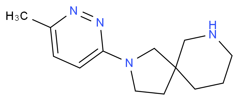 2-(6-methylpyridazin-3-yl)-2,7-diazaspiro[4.5]decane_Molecular_structure_CAS_)