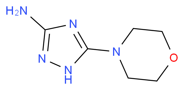 5-(4-morpholinyl)-1H-1,2,4-triazol-3-amine_Molecular_structure_CAS_51420-46-3)