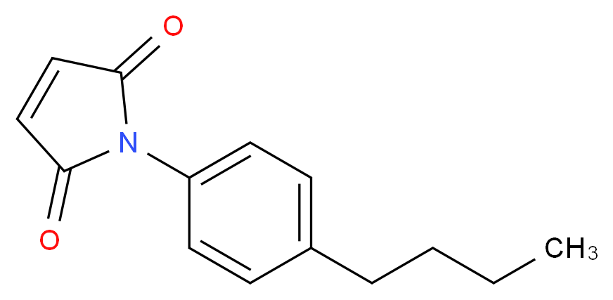 1-(4-Butyl-phenyl)-pyrrole-2,5-dione_Molecular_structure_CAS_)