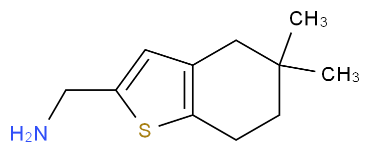 (5,5-dimethyl-4,5,6,7-tetrahydro-1-benzothiophen-2-yl)methanamine_Molecular_structure_CAS_)
