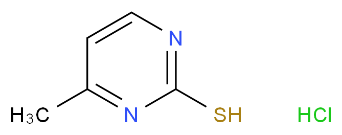 2-Mercapto-4-methylpyrimidine hydrochloride_Molecular_structure_CAS_6959-66-6)