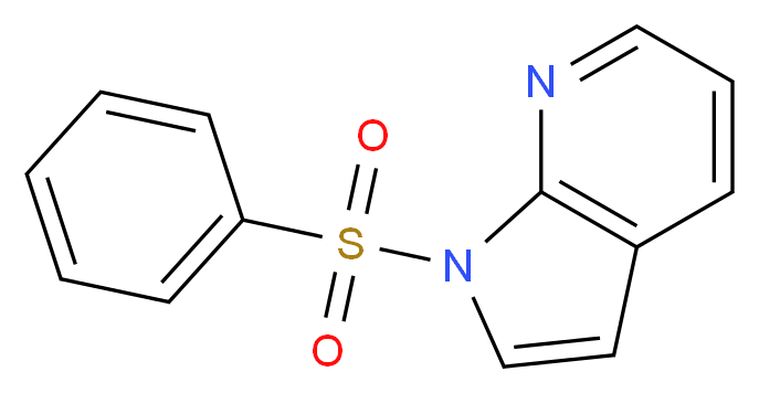1-(Benzenesulfonyl)pyrrolo[2,3-b]pyridine_Molecular_structure_CAS_143141-23-5)