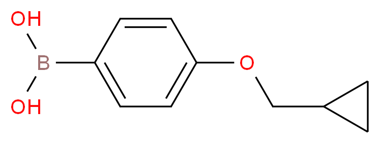 4-(Cyclopropylmethoxy)benzeneboronic acid_Molecular_structure_CAS_)