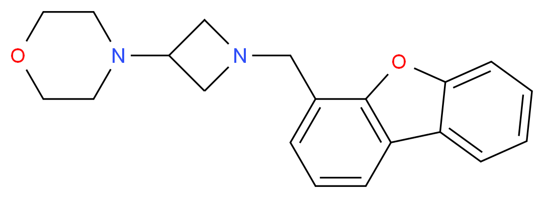 4-[1-(dibenzo[b,d]furan-4-ylmethyl)azetidin-3-yl]morpholine_Molecular_structure_CAS_)