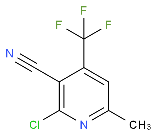 2-Chloro-6-methyl-4-(trifluoromethyl)-nicotinonitrile_Molecular_structure_CAS_13600-48-1)