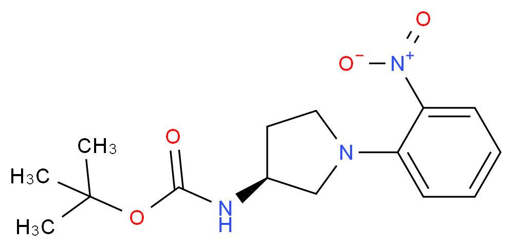 (S)-tert-Butyl (1-(2-nitrophenyl)pyrrolidin-3-yl)carbamate_Molecular_structure_CAS_348165-32-2)