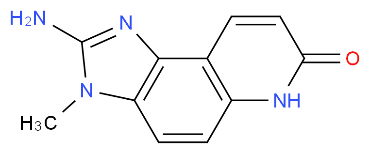 2-Amino-3,6-dihydro-3-methyl-7H-imidazo[4,5-f]quinolin-7-one_Molecular_structure_CAS_108043-88-5)