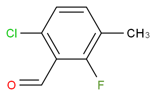 6-Chloro-2-fluoro-3-methylbenzaldehyde_Molecular_structure_CAS_286474-59-7)
