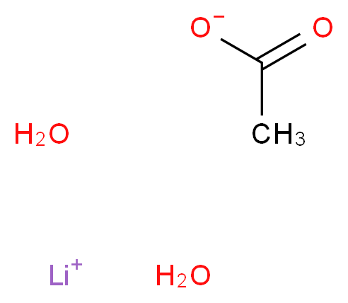 Lithium acetate dihydrate, Reagent Grade_Molecular_structure_CAS_6108-17-4)