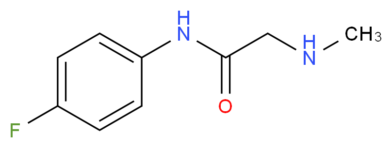 N-(4-Fluorophenyl)-2-(methylamino)acetamide_Molecular_structure_CAS_)