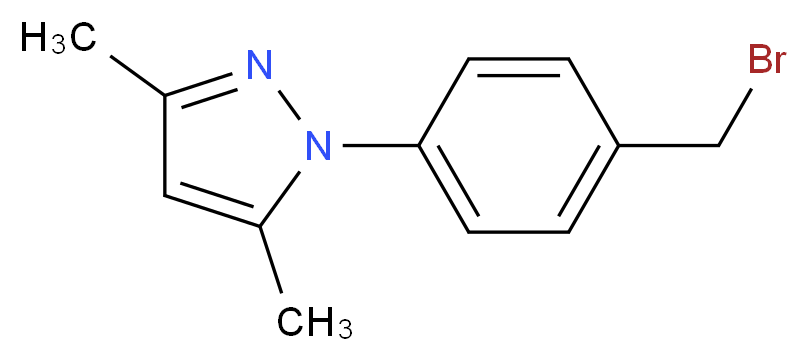 4-(3,5-Dimethyl-1H-pyrazol-1-yl)benzyl bromide 97%_Molecular_structure_CAS_937796-05-9)