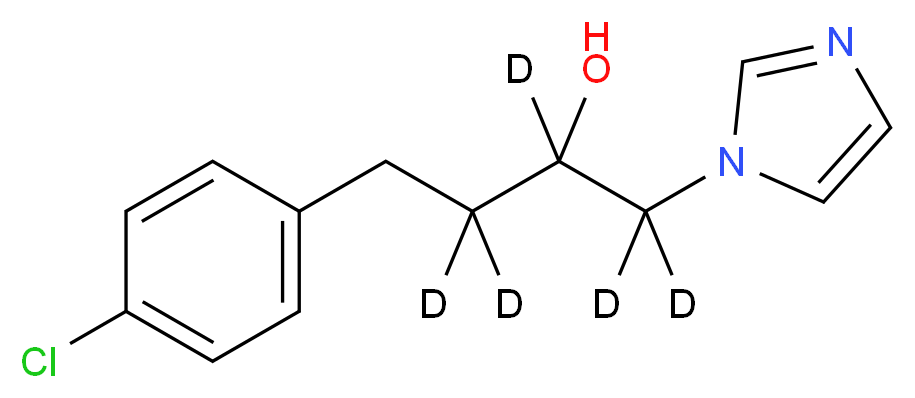 4-(4-Chlorophenyl)-1-imidazol-1-yl-(butan-d5)-2-ol_Molecular_structure_CAS_1185063-39-1)