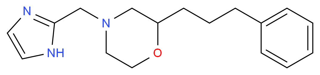 4-(1H-imidazol-2-ylmethyl)-2-(3-phenylpropyl)morpholine_Molecular_structure_CAS_)
