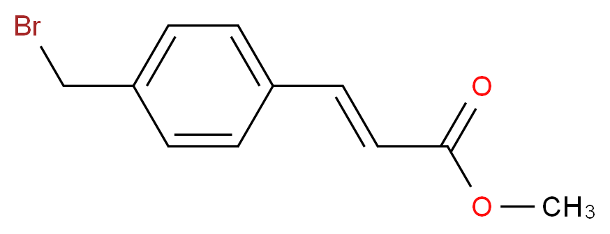 Methyl 3-(4-bromomethyl)cinnamate_Molecular_structure_CAS_946-99-6)