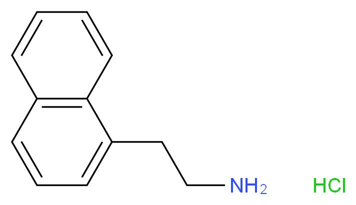 2-(1-Naphthyl)ethylamine hydrochloride_Molecular_structure_CAS_942-05-2)