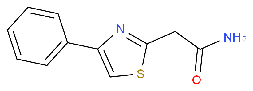 2-(4-Phenylthiazol-2-yl)acetamide 97%_Molecular_structure_CAS_)