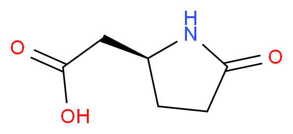 (S)-2-(5-Oxopyrrolidin-2-yl)acetic acid_Molecular_structure_CAS_61884-75-1)