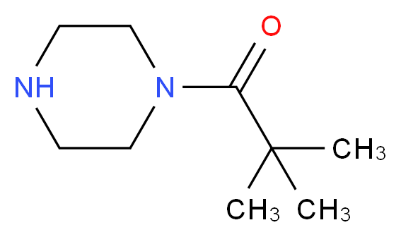 1-(2,2-Dimethylpropanoyl)piperazine_Molecular_structure_CAS_155295-47-9)