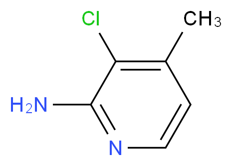 3-Chloro-4-methylpyridin-2-amine_Molecular_structure_CAS_56960-76-0)
