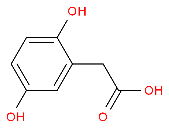 Homogentisic acid_Molecular_structure_CAS_451-13-8)