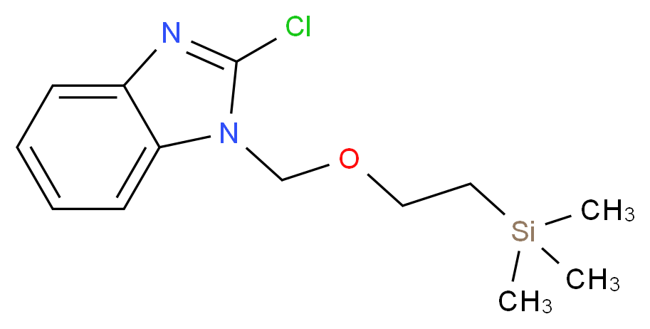 2-Chloro-1-[[2-(trimethylsilanyl)ethoxy]methyl]-benzimidazole_Molecular_structure_CAS_841200-42-8)