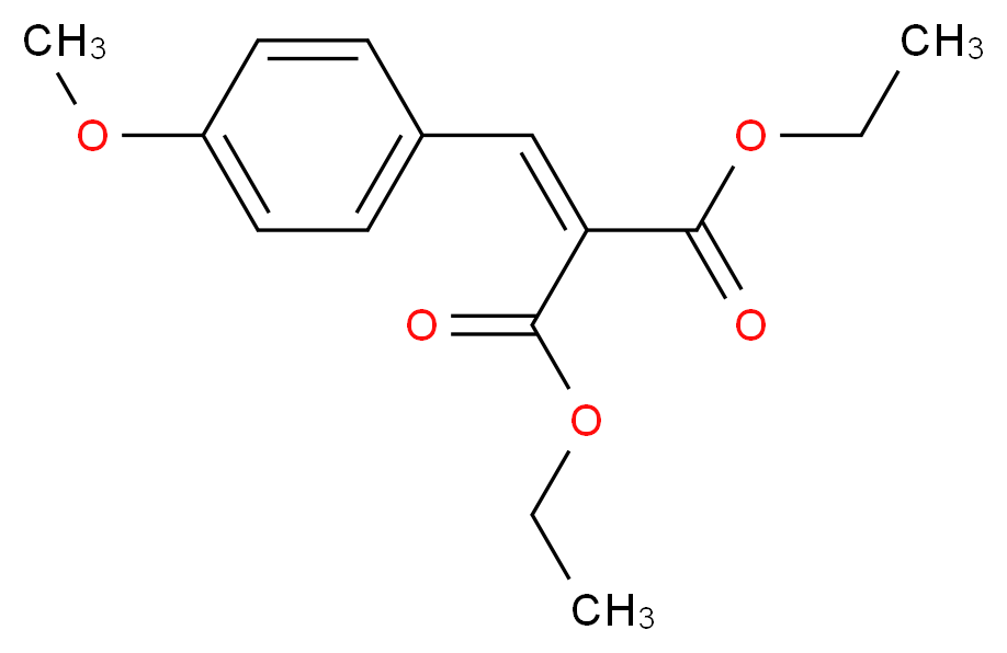 Diethyl 2-[(4-methoxyphenyl)methylene]malonate_Molecular_structure_CAS_6768-23-6)
