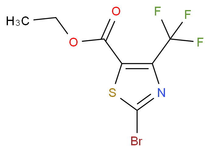 Ethyl 2-bromo-4-(trifluoromethyl)-1,3-thiazole-5-carboxylate_Molecular_structure_CAS_72850-79-4)