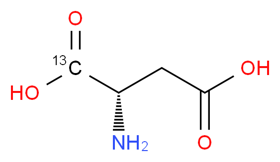 L-Aspartic acid-1-13C_Molecular_structure_CAS_81201-97-0)